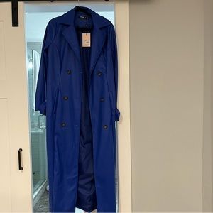 Brand new with tags faux leather Missguided Trench US 4